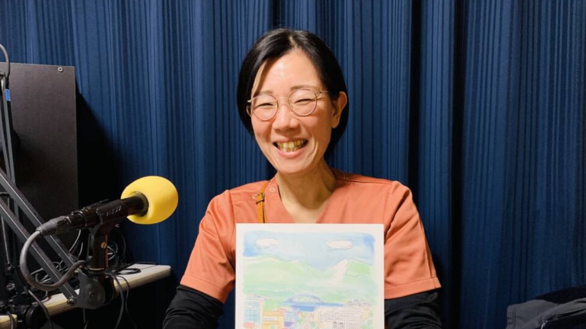 ラジオ収録の様子